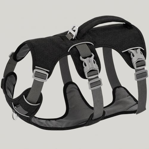 harnais anti traction noir poignée solide