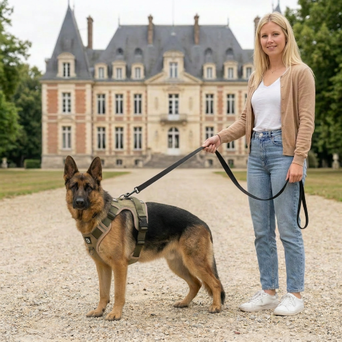 chien harnais anti traction ajustement multi point
