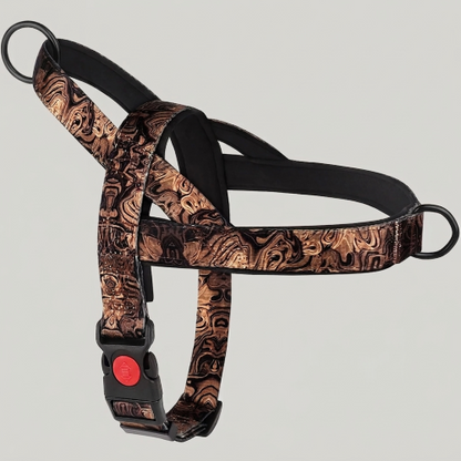 chien harnais anti traction noir toutes saisons