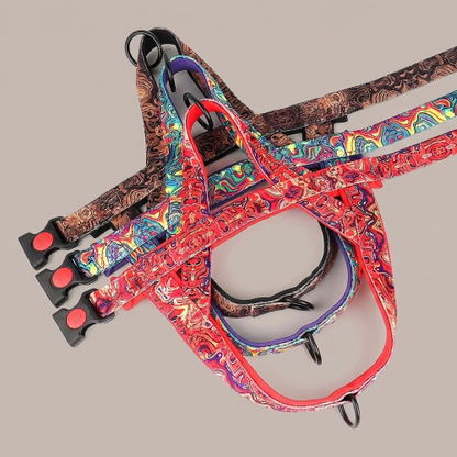 chien harnais anti traction nylon sangle réglable