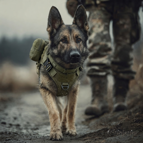 harnais anti traction chien nylon libération rapide