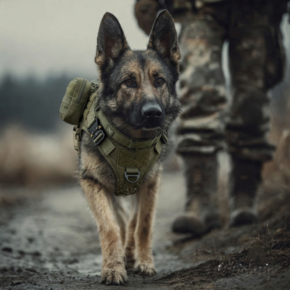 harnais anti traction chien nylon libération rapide