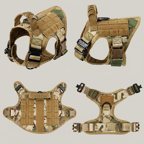 harnais anti traction chien vue multi faces
