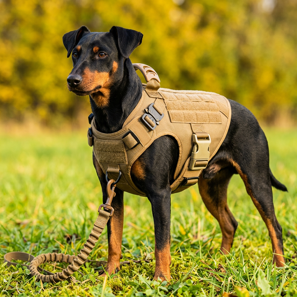 harnais anti traction pour chien boucle robuste
