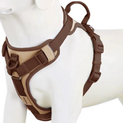 harnais anti traction pour chien cafféine réfléchissant