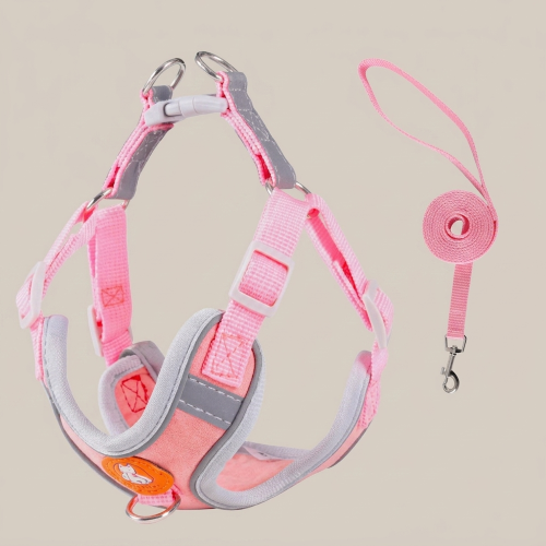 harnais anti traction rose libération rapide