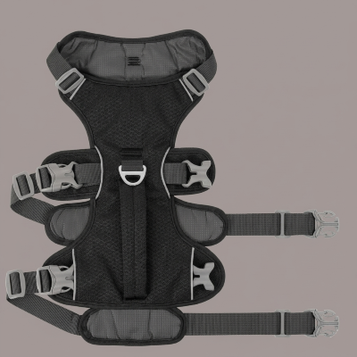 harnais anti traction vue plongeante poignée nylon