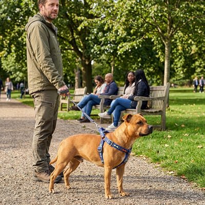Harnais chien ajustable nylon haute qualité