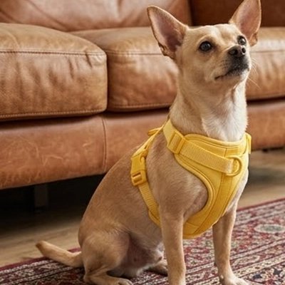 Harnais chien anti traction veste élégant fonctionnel