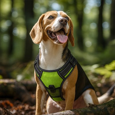 harnais chien lumineux 3 modes sécurité led