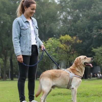 harnais chien nylon durable grande visibilité