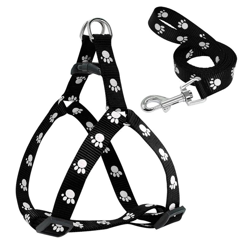harnais en Y noir ajustable petit