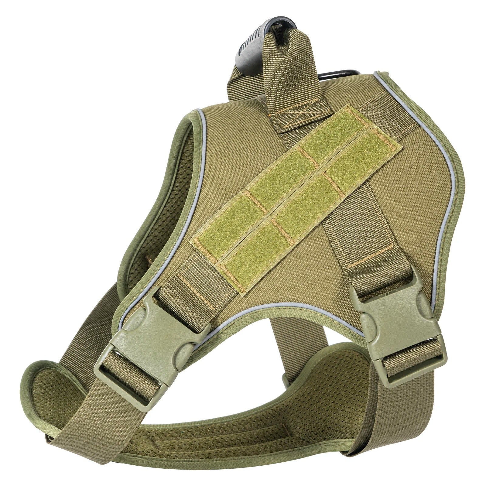 harnais en t vert tactique polyester anti friction