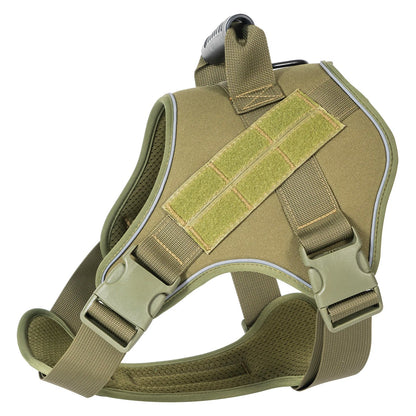 harnais en t vert tactique polyester anti friction