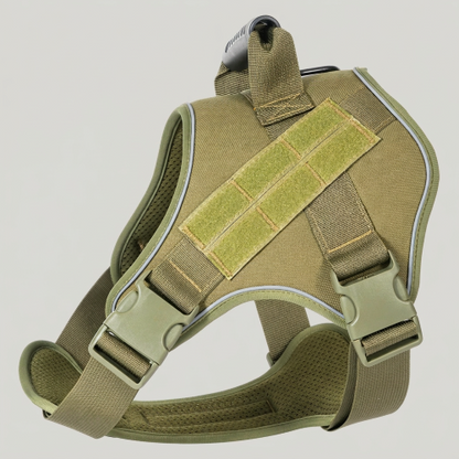 harnais en T vert tactique polyester anti‑friction