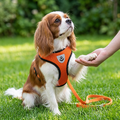 harnais petit chien laisse gilet réglable confortable 