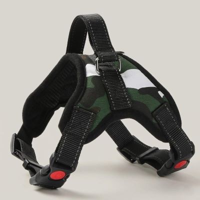 harnais pour chien camouflage boucle antidérapante