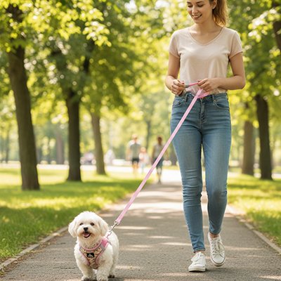 Harnais pour chiens attache de sécurité bande réfléchissante