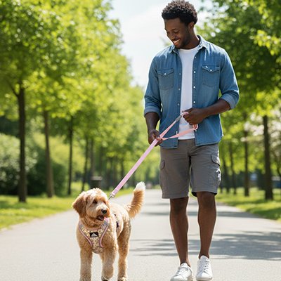 Harnais pour chiens confortable avec materiel respirant