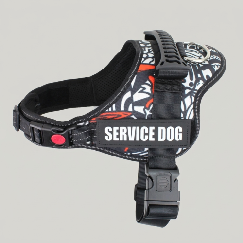harnais pour chiens graffiti blanc gilet