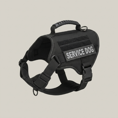 harnais pour chiens noir gilet ajustable