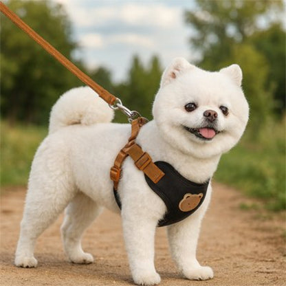 harnais pour petit chien moyen polyester sangle respirante