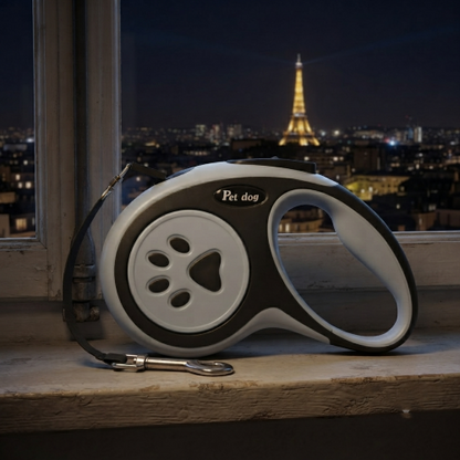 laisse chien enrouleur extension automatique